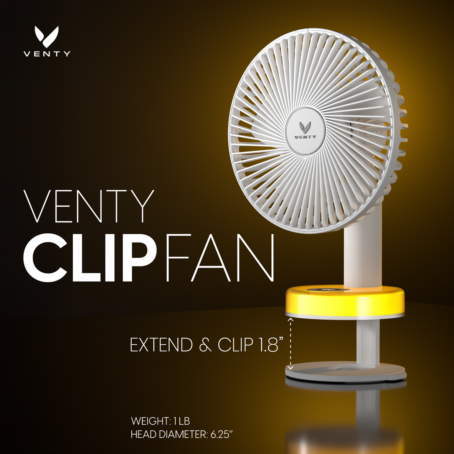 Ventilateur à pince Venty