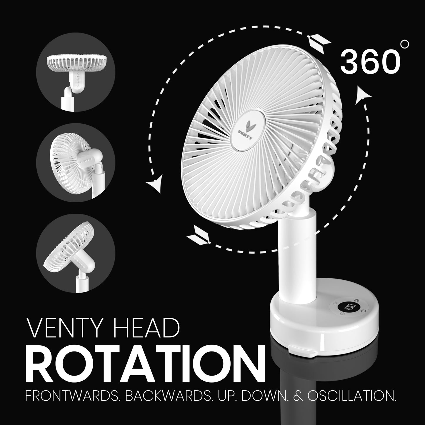 Ventilateur à pince Venty