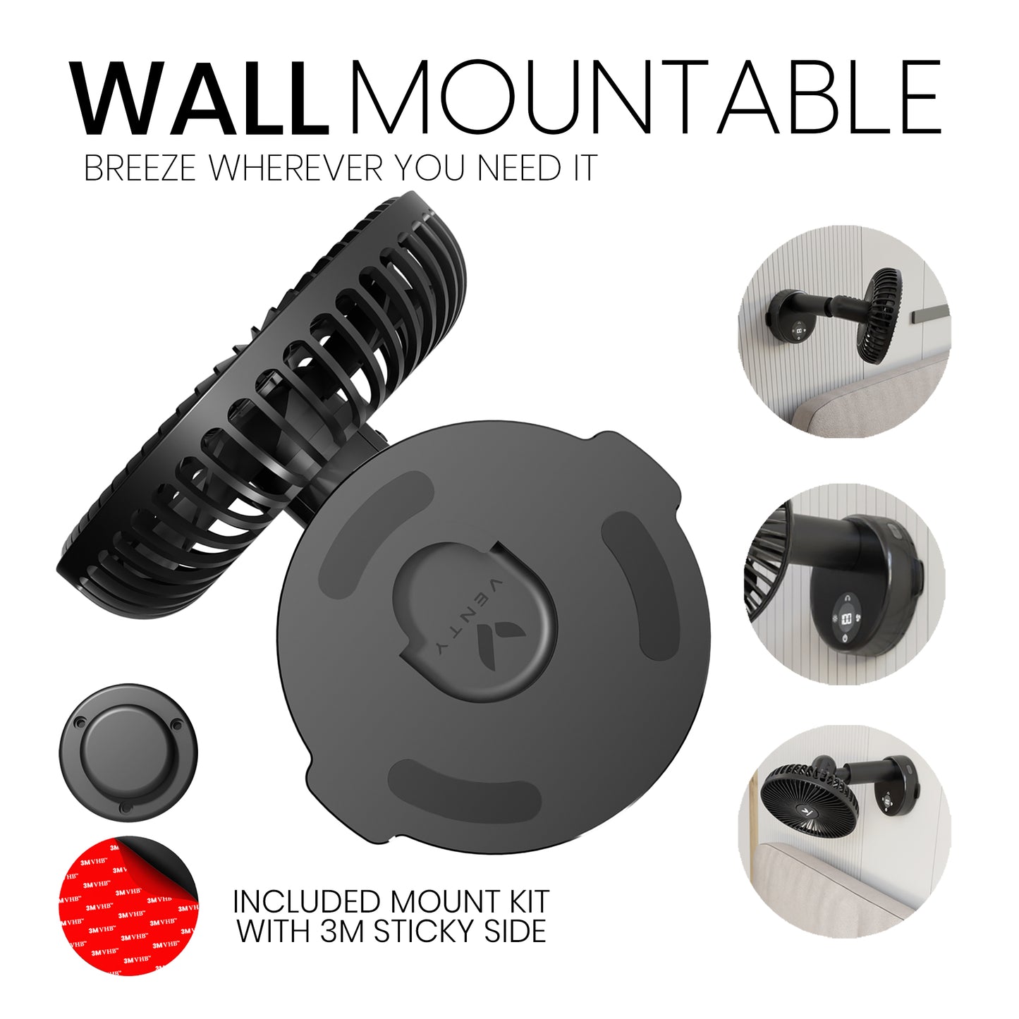 Ventilateur à pince Venty