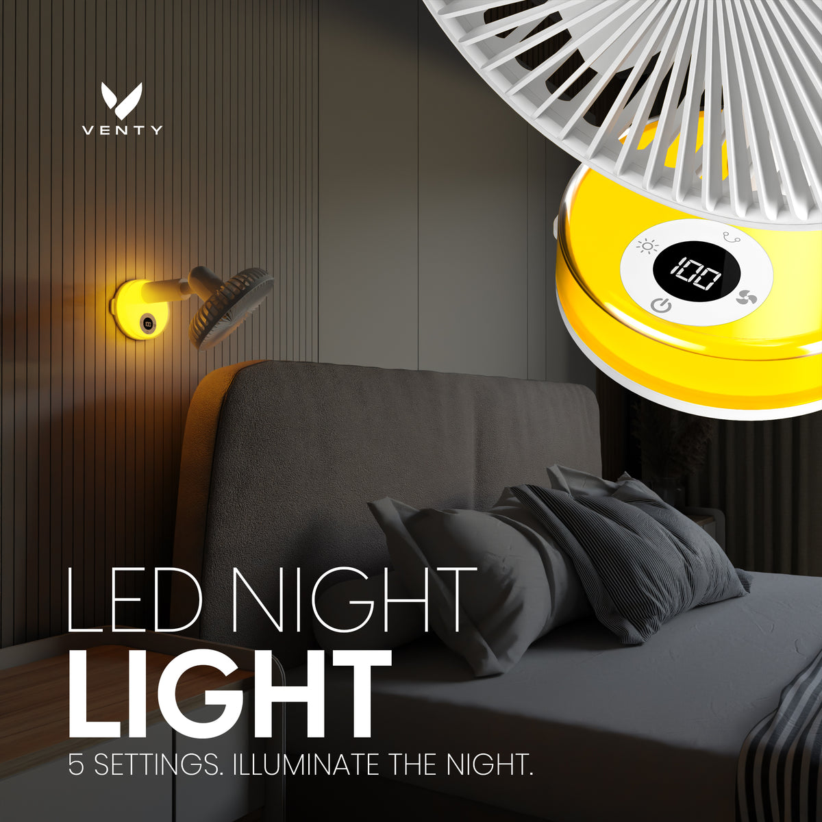 Ventilateur à pince Venty